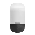 Dozownik Katrin 90205 do mydła 500 ml w płynie lub piance, kolor biały, przycisk czarny