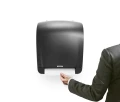 Dozownik 92025 Katrin system do ręczników w roli, z obcinarką, tworzywo ABS koloru czarnego
