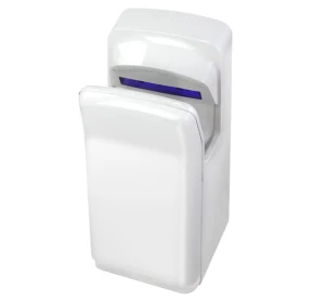 Suszarka kieszeniowa moc 2000 W do rąk, M-6666 W ABS biała/srebrna