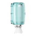 Dozownik Tork mini 658000 do ręczników w roli M1, turkus/biały, z wkładem
