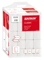 Ręcznik papierowy 35298 Katrin Classic Zig Zag 2-warstwowy, kolor biały, w foliopaku 20 pakietów x 200 listków = 4000 szt