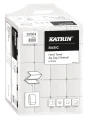 Ręcznik składany 35564 Katrin Basic Zig Zag 4000 szt, dwuwarstwowy,  naturalnie biały, w foliopaku 20  x 200 szt = 4000 szt