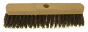 Szczotka drewniana do zamiatania szerokość 40 cm, włosie mieszanka