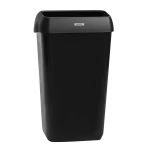 Katrin 92261 kosz na odpady 25 L, z przykrywką, czarny plastik ABS