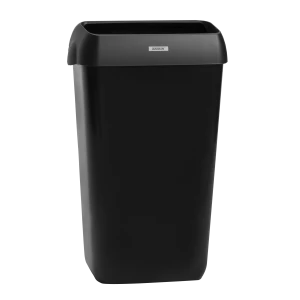 Katrin 92261 kosz na odpady 25 L, z przykrywką, czarny plastik ABS