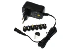 Zasilacz uniwersalny 3V 4.5V 5V 6V 7.5V 9V 12VDC 600mA
