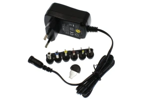 Zasilacz uniwersalny 3V 4.5V 5V 6V 7.5V 9V 12VDC 600mA