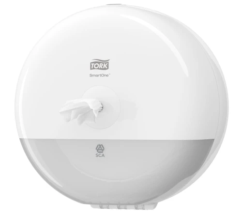 Tork SmartOne® mini 681000 biały, dozownik papieru toaletowego w roli, z wkładem