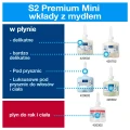 Dozownik Tork mini 561008 S2 do mydła w płynie 475 ml, czarny ABS, wkłady