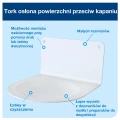 Osłona przeciw kapaniu mydła lub piany Tork 511058 czarna
