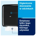 Dozownik Tork Matic 551008 ręcznik rola H1, z obcinarką, czarny