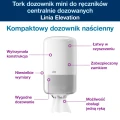 Dozownik Tork mini 558000 do ręczników w roli małej M1, biały
