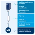 Dozownik Tork mini 558000 do ręczników w roli małej M1, biały
