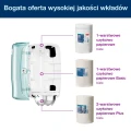 Dozownik Tork mini 658000 do ręczników w roli M1, turkus/biały