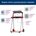 Tork 652008 system w1 stojak podłogowy na czyściwa przemysłowe w roli, kolor czarno-czerwony