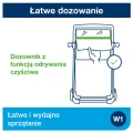 Tork 652008 system w1 stojak podłogowy na czyściwa przemysłowe w roli, kolor czarno-czerwony