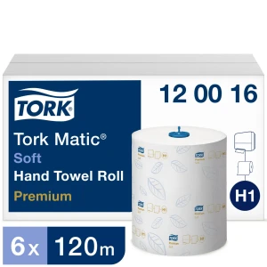 Ręcznik papierowy rola Tork Matic H1 120016, extra miękki, dł. 120 mb