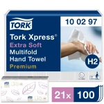 Ręczniki papierowe wielopanelowe Tork 100297 Premium białe miękkie