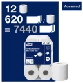 Papier toaletowy w roli mini Tork SmartOne 472193 system T9, kolor biały, dwuwarstwowy, długość 112 m