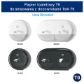 Papier toaletowy w roli mini Tork SmartOne 472193 system T9, kolor biały, dwuwarstwowy, długość 112 m