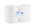 Papier toaletowy średnicy 23 cm, długość 340 m biały 1-warstwowy, 6 szt