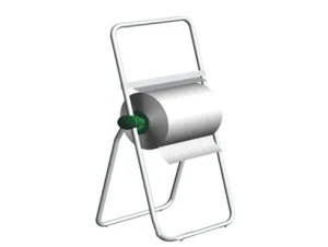 Stojak 01320 na czyściwa w rolach do szerokości 40 cm, biały