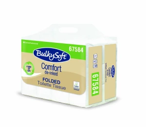 Papier toaletowy w składce 67584 BulkySoft Comfort miękki 6000szt 