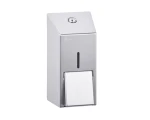 Dozownik DSM102 do mydła w płynie mini 0,4 L stal mat, nalewany