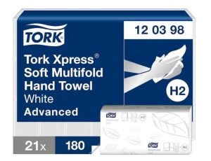 Ręczniki papierowe wielopanelowe 120398 Tork Xpress 3780 szt 2w