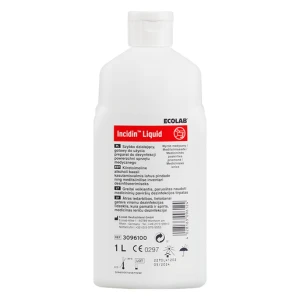 Ecolab Incidin Liquid1 L alkoholowy preparat do dezynfek. powierzchni