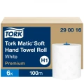 Ręcznik papierowy w roli Tork Matic 290016, extra miękki, długość 100 m, biała celuloza dwuwarstwowa TAD, bardzo chłonny