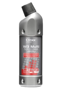 CLINEX W3 MULTI Płyn do mycia WC i łazienek 1L /6/