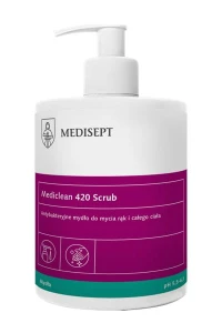 MEDICLEAN 420 Scrub Mydło w płynie 500ml. pompka Antybakteryjne Vanessa  /12/