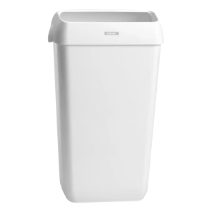 Katrin 91899 kosz na odpady poj. 25 L z przykrywką, biały plastik ABS