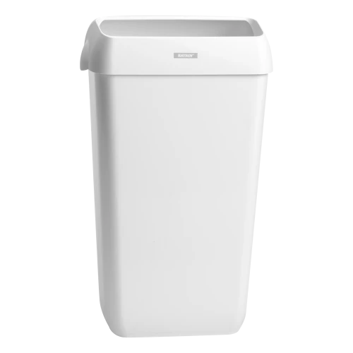 Katrin 91899 kosz na odpady 25 L z przykrywką, biały plastik ABS