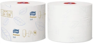 Papier toaletowy Tork 127520 w średnich rolkach 90 m 2-warstw.
