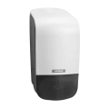 Dozownik Katrin 90205 do mydła 500 ml w płynie lub piance, kolor biały, przycisk czarny