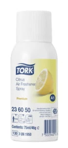 Odświeżacz powietrza w sprayu Tork 236050, zapach cytrusowy, pojemność 75 ml = 3000 dawek