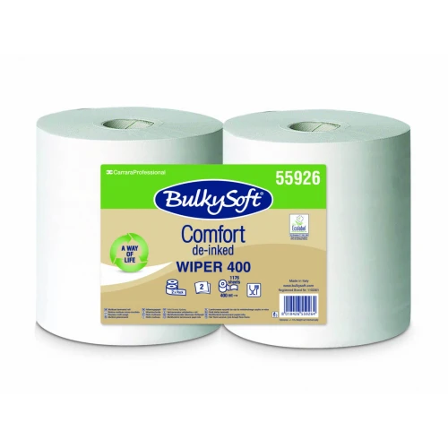 Czyściwo papierowe 400 mb BulkySoft Comfort 55926 celuloza 2-warstwowe