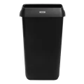 Katrin 92261 kosz na odpady pojemność 25 L, z przykrywką, czarny plastik ABS