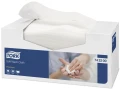 Ręczniki do mycia ciała Tork Premium 742200, w opakowaniu 135 szt, kolor biały, miękki jednowarstwowy, pakiet
