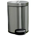 Kosz pedałowy KIM414 Silent Serene 12 L, stal nierdzew matowa
