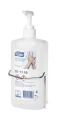 Tork 511050 uchwyt na łóżko do butelki z pompką 500 ml, wykonany z chromowanej stali, tu z wkładem