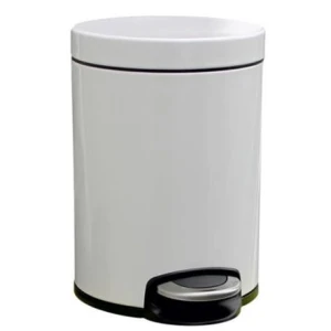 Kosz pedałowy KIB415 poj. 20 L Silent Serene metalowy biały